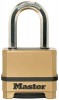 MasterLock Excell 4 Digit Combination 50mm Padlock - 38mm Shackle £20.99 The Master Lock Excell™ Combination Padlocks Are Made With Cutting Edge Technology To Deliver Unprecedented Security. Featuring Tough Cut Patented Octagonal Boron Carbide Shackles Which Are Toug
